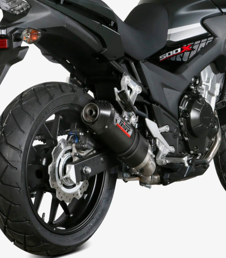 Auspuff MIVV Oval Carbon für Honda CB 500 X (17-22) H.067.L3C
