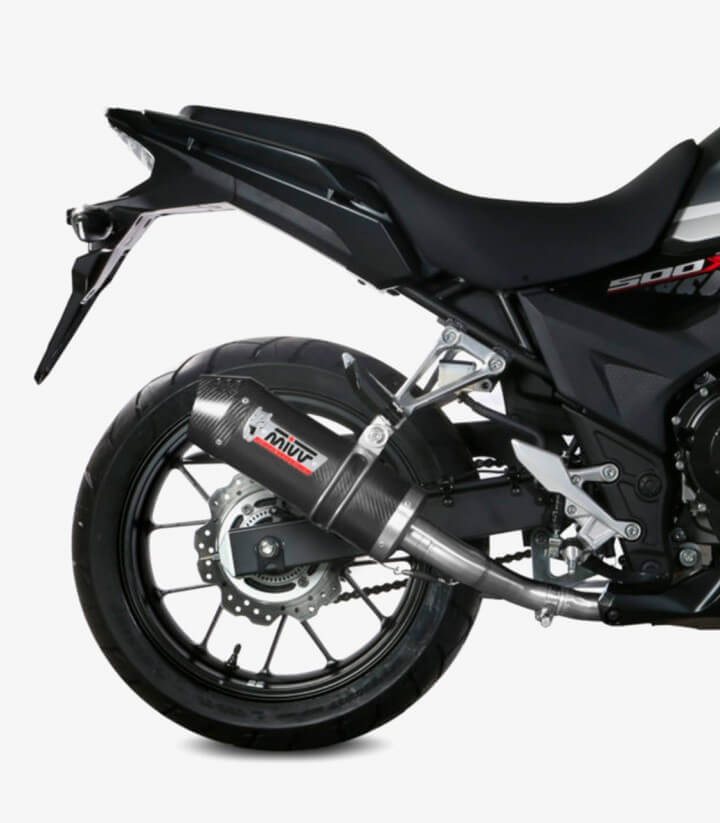 Auspuff MIVV Oval Carbon für Honda CB 500 X (17-22) H.067.L3C