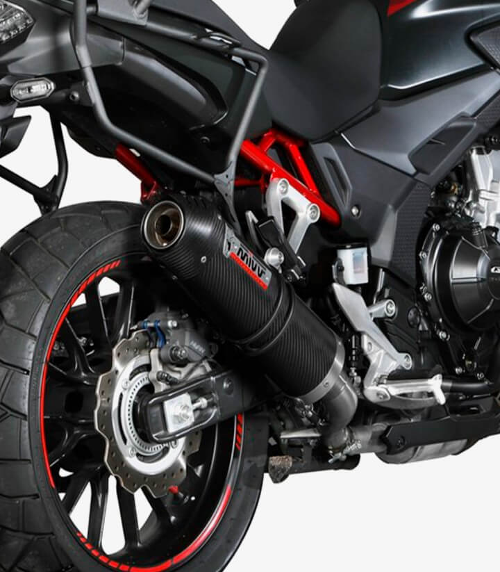 Auspuff MIVV Oval Carbon für Honda CB 500 F (21-23), CB 500 X (21-25) H.084.L3C