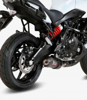 MIVV Oval Exhaust Carbon for Kawasaki Versys 650 (15-21) K.041.L3C