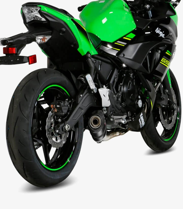 Auspuff MIVV Oval Carbon für Kawasaki Ninja 650, Vulcan S, Z 650 (17-23) K.044.L3C