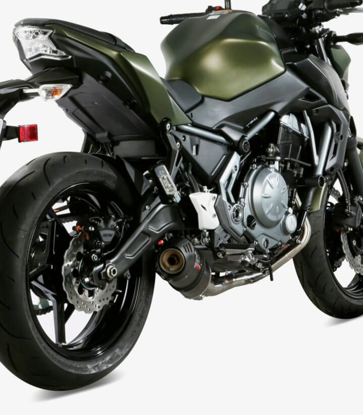 Escape MIVV Oval Carbono para Kawasaki Ninja 650 / Z650 / Vulcan S (17-23) K.044.L3C 