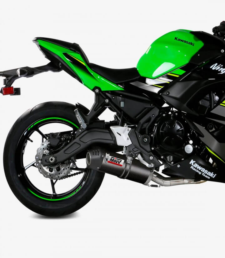 Escape MIVV Oval Carbono para Kawasaki Ninja 650 / Z650 / Vulcan S (17-23) K.044.L3C 