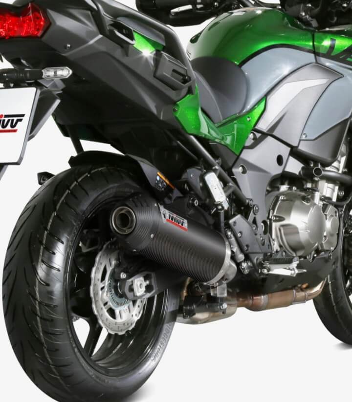 Escape MIVV Oval Carbono para Kawasaki Versys 1000 / S / SE (19-25) K.049.LEC 
