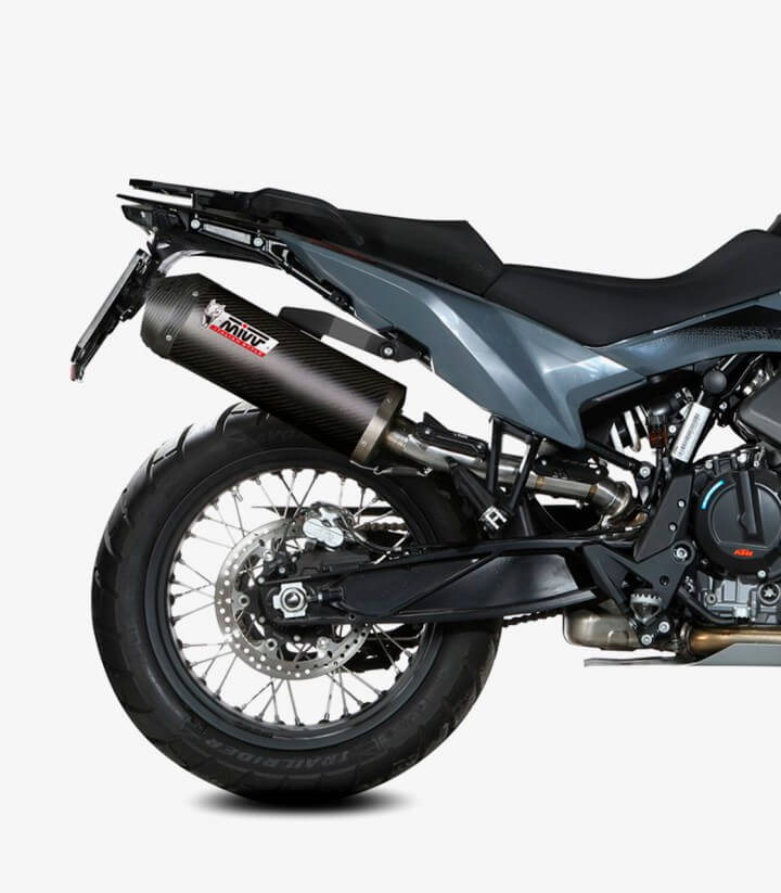 Escape MIVV Oval Carbono para KTM 790 / 890 Adventure / R / S / SMT (19-25) KT.021.LEC 