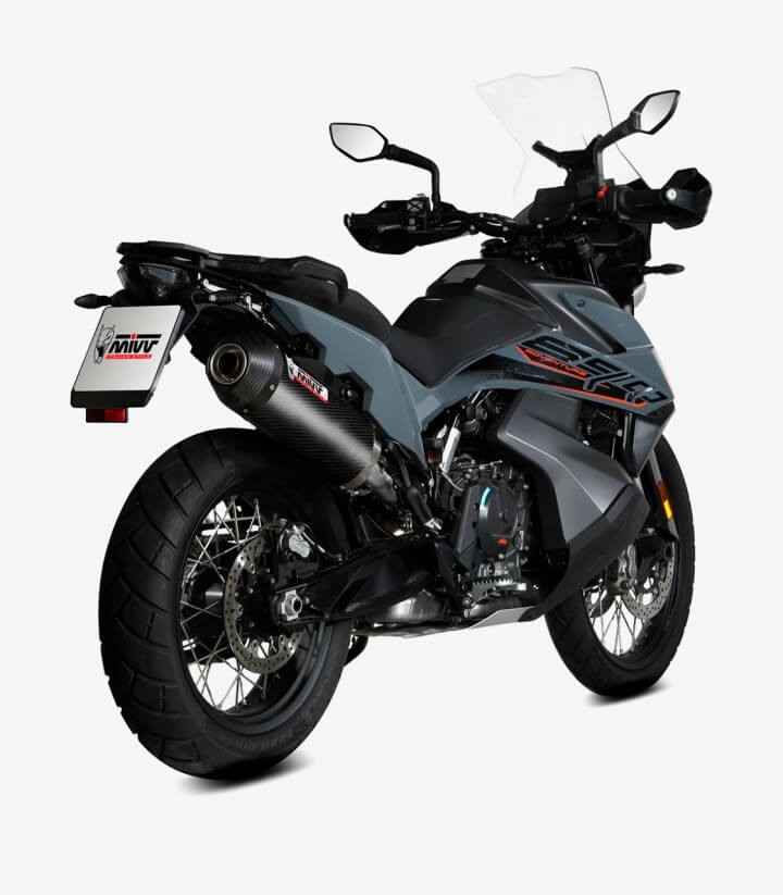 Escape MIVV Oval Carbono para KTM 790 / 890 Adventure / R / S / SMT (19-25) KT.021.LEC 