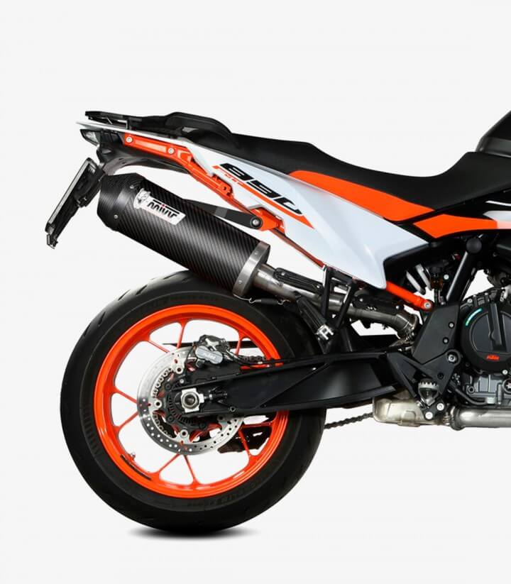 Escape MIVV Oval Carbono para KTM 790 / 890 Adventure / R / S / SMT (19-25) KT.021.LEC 