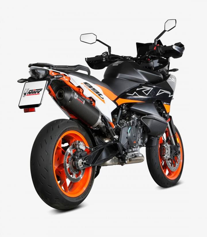 Escape MIVV Oval Carbono para KTM 790 / 890 Adventure / R / S / SMT (19-25) KT.021.LEC 