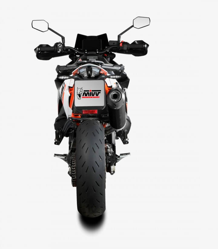 Escape MIVV Oval Carbono para KTM 790 / 890 Adventure / R / S / SMT (19-25) KT.021.LEC 