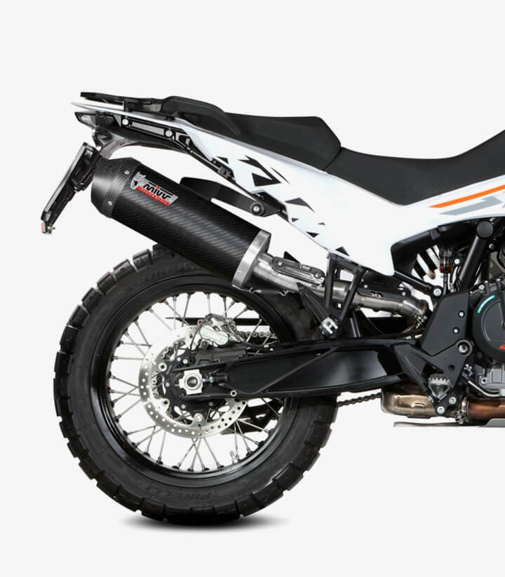Escape MIVV Oval Carbono para KTM 790 / 890 Adventure / R / S / SMT (19-25) KT.021.LEC 