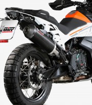MIVV Oval Exhaust Carbon for KTM 790 / 890 Adventure / R / S / SMT (19-25) KT.021.LEC