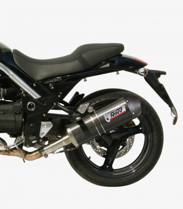 Auspuff MIVV Oval Carbon für Moto Guzzi Griso 1100/1200 8V/850 (06-16) M.005.LEC