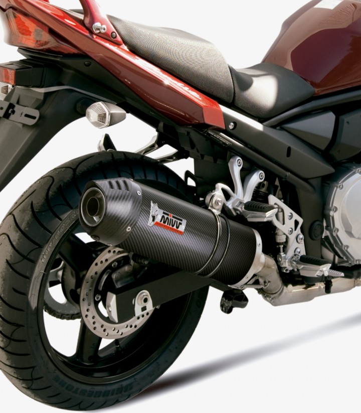 MIVV Oval Exhaust Carbon for Suzuki Bandit 650 / GSX 650 F (07-15) S.030.LEC
