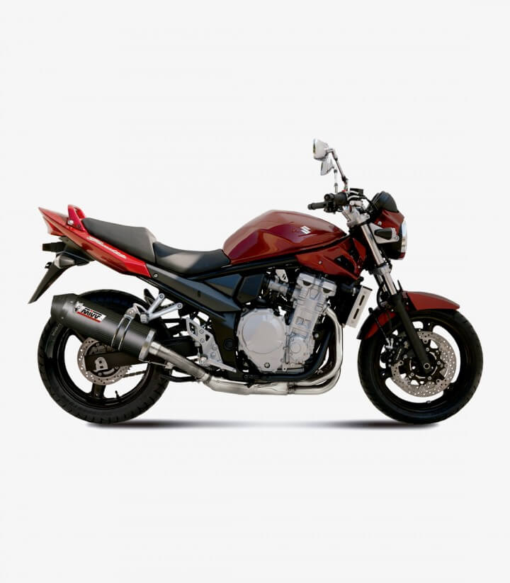 MIVV Oval Exhaust Carbon for Suzuki Bandit 650 / GSX 650 F (07-15) S.030.LEC