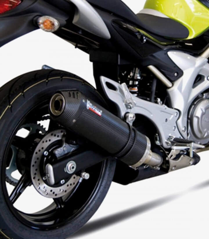 Auspuff MIVV Oval Carbon für Suzuki Gladius (09-15), Gladius 400 (09-15) S.035.L3C