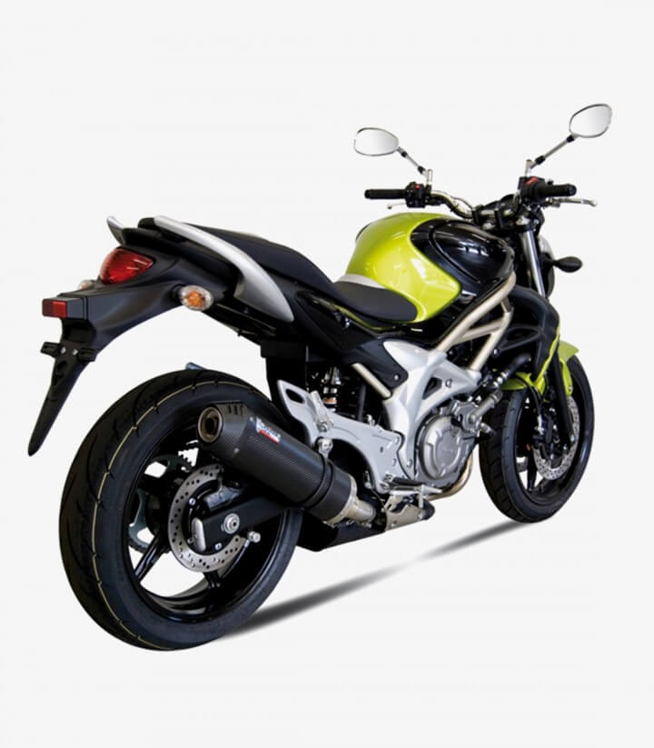 Auspuff MIVV Oval Carbon für Suzuki Gladius (09-15), Gladius 400 (09-15) S.035.L3C