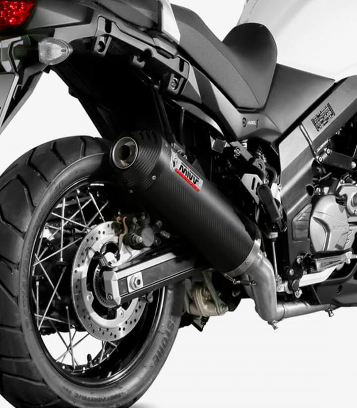 Auspuff MIVV Oval Carbon für Suzuki V-Strom 1000/650 (17-25) S.049.LEC