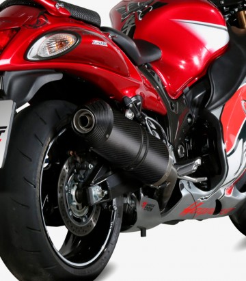 Auspuff MIVV Oval Carbon für Suzuki GSX-R 1300 Hayabusa (08-17) S.052.LEC