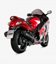 MIVV Oval Exhaust Carbon for Suzuki GSX-R 1300 Hayabusa (08-17) S.052.LEC
