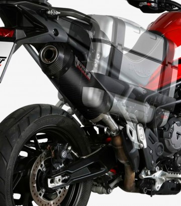 Auspuff MIVV Oval Carbon für Triumph Tiger 900 (21-25) T.018.LEC