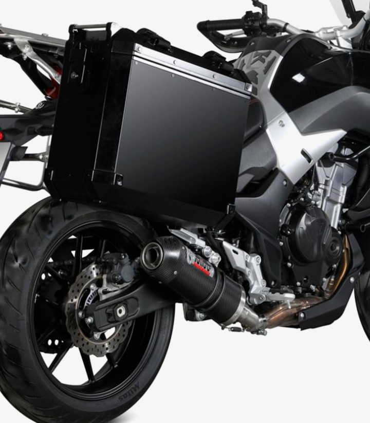Escape MIVV Oval Carbono para VOGE VALICO 500 DS / DSX (21-24) VO.001.L3C 