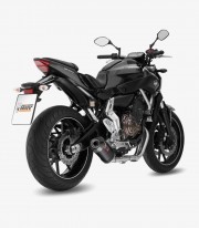 MIVV Oval Exhaust Carbon for Yamaha MT 07 / FZ 07 (14-25) Y.044.L3C
