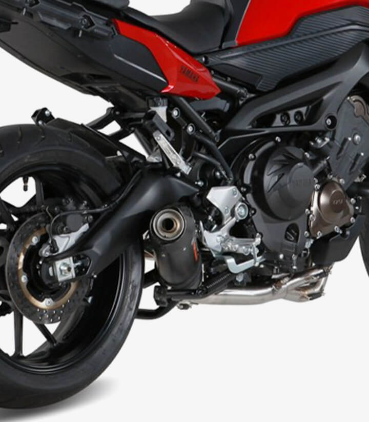 Auspuff MIVV Oval Carbon für Yamaha FJ 09 / Tracer 900 (15-20) Y.049.L3C