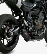 MIVV Oval Exhaust Carbon for Yamaha Tracer 700 / 7 / GT (16-25) Y.058.L3C