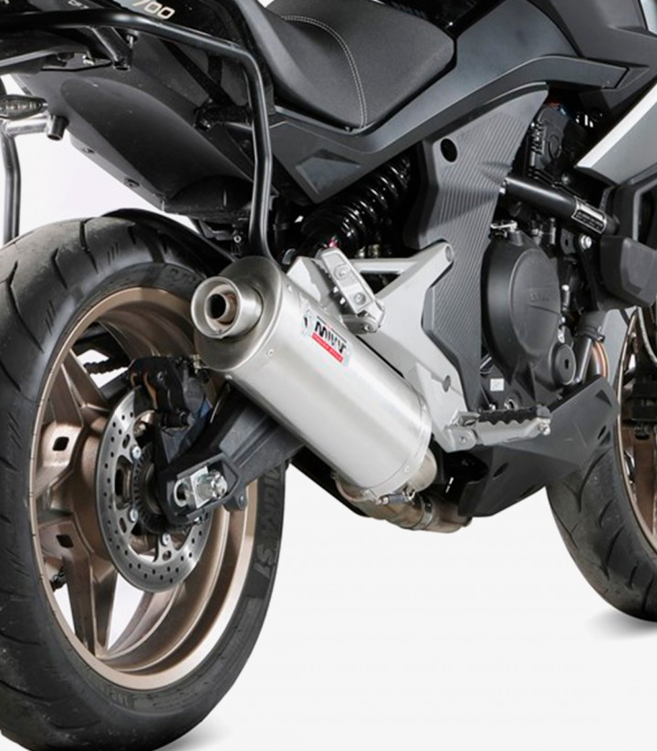 Escape MIVV Oval Acero para CF MOTO 650 MT (21-25) CF.002.LX2 