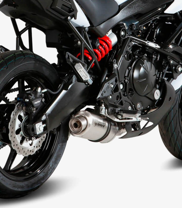 Escape MIVV Oval Acero para Kawasaki Versys 650 (15-21) K.041.LX1 
