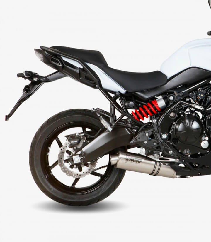 Auspuff MIVV Oval Stahl für Kawasaki Versys 650 (15-20) K.041.LX1