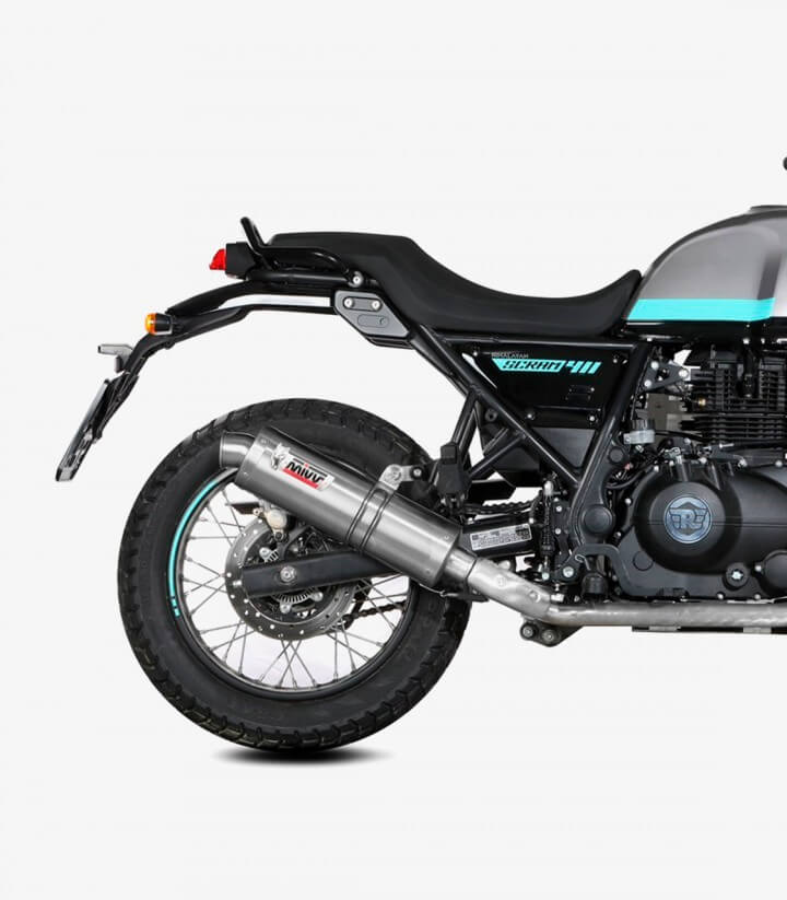 Auspuff MIVV Oval Stahl für Royal Enfield Himalayan 410 (21-23), Scram 411 (22-24) RE.001.LX1