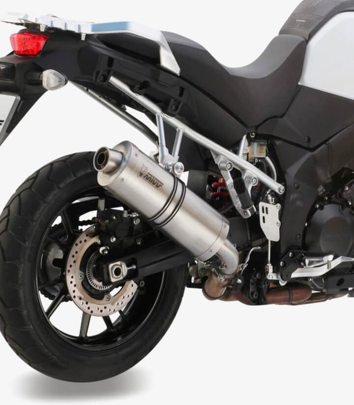 Escape MIVV Oval Acero para Suzuki V-Strom 1000 / 1050 / XT (14-25) S.042.LX2 