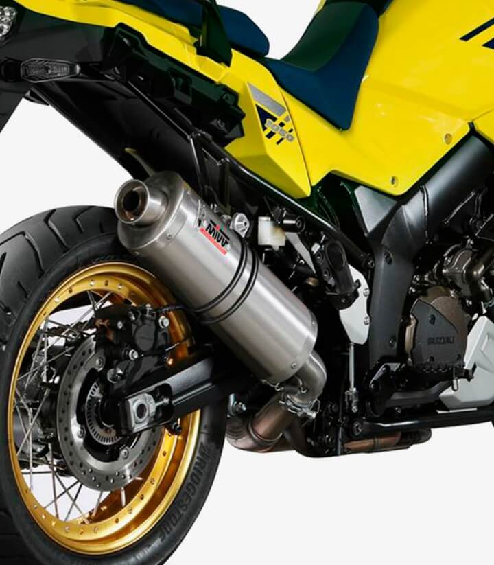 Auspuff MIVV Oval Stahl für Suzuki V-Strom 1000/1050 (14-26) S.042.LX2