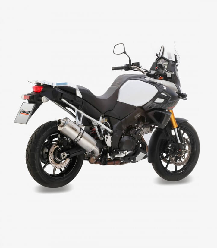 Escape MIVV Oval Acero para Suzuki V-Strom 1000 / 1050 / XT (14-25) S.042.LX2 