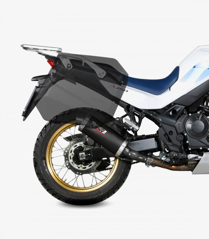 Auspuff MIVV Oval Schwarz für Honda XL 750 Transalp (23-26) H.086.LZ
