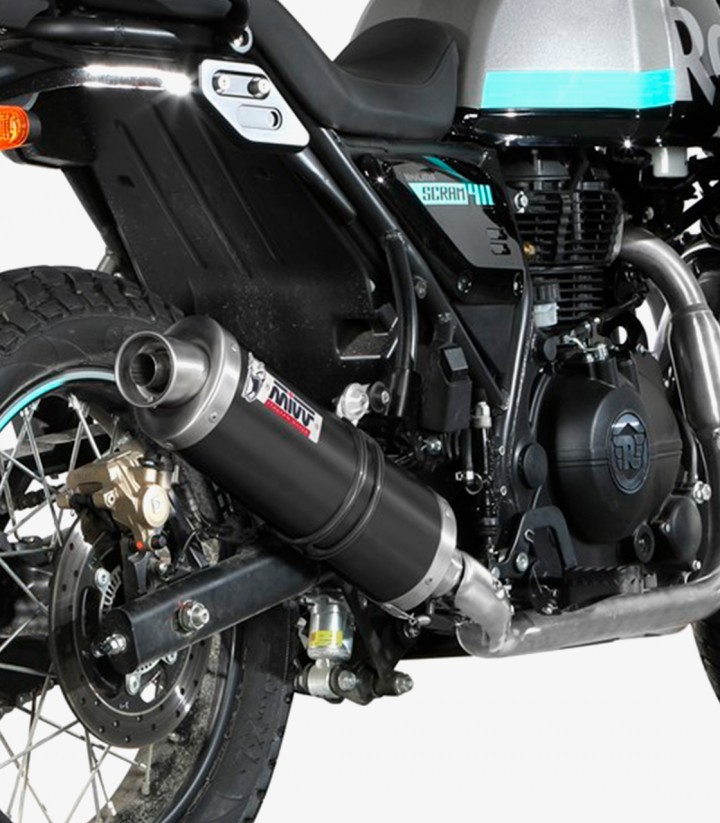 Escape MIVV Oval Negro para Royal Enfield Himalayan / Scram 411 (21-24) RE.001.LZ 