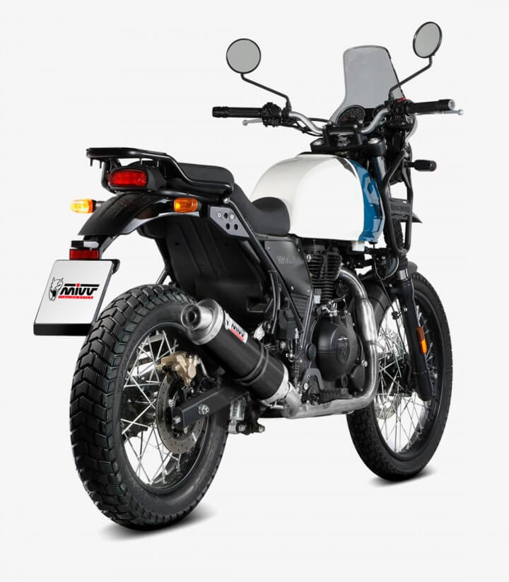 MIVV Oval Exhaust Black for Royal Enfield Himalayan / Scram 411 (21-24) RE.001.LZ
