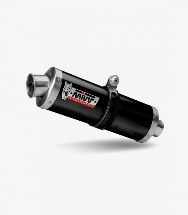 Auspuff MIVV Oval Schwarz für Royal Enfield Himalayan 410 (21-23), Scram 411 (22-24) RE.001.LZ