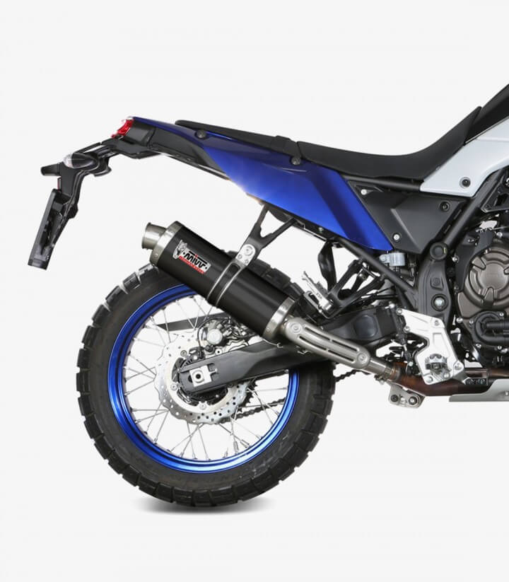 Escape MIVV Oval Titanio negro para Yamaha Ténéré 700 (19-25) Y.064.L4B 