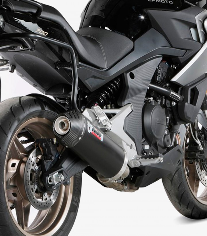 Escape MIVV Oval Negro para CF MOTO 650 MT (21-25) CF.002.LVC 
