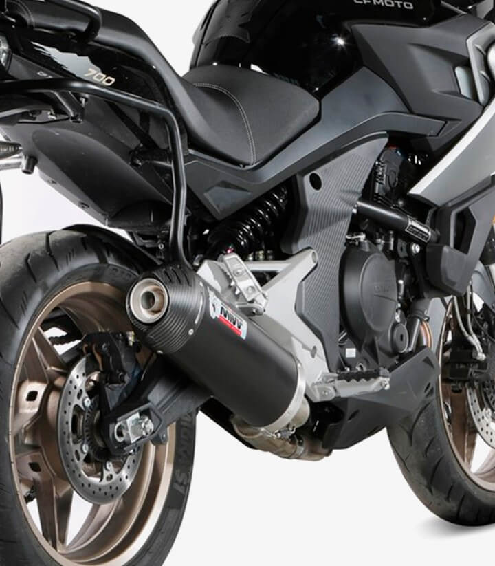 Escape MIVV Oval Negro para CF MOTO 650 MT (21-25) CF.002.LVC 