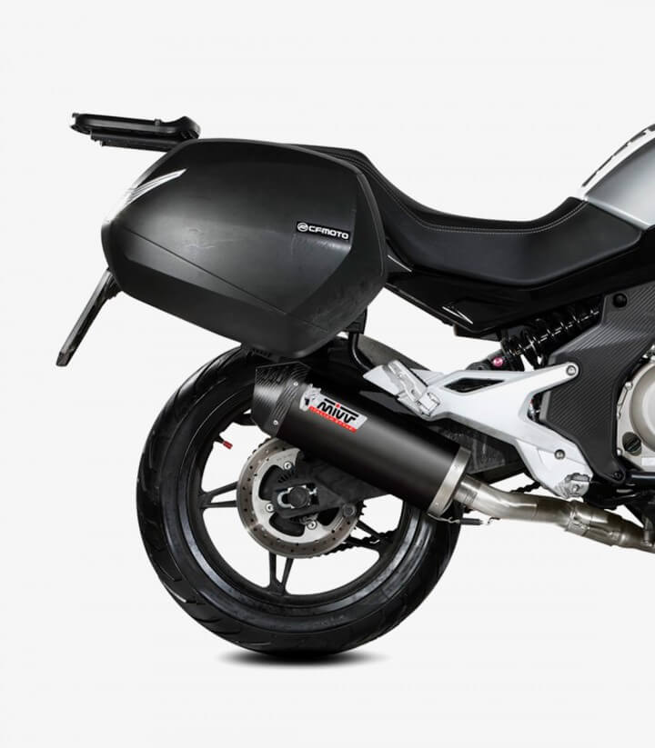 Escape MIVV Oval Negro para CF MOTO 650 MT (21-25) CF.002.LVC 