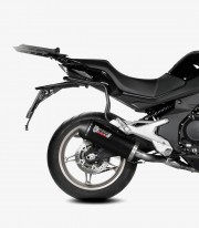 MIVV Oval Exhaust Black for CF MOTO 650 MT (21-25) CF.002.LVC