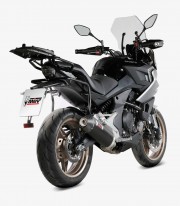 MIVV Oval Exhaust Black for CF MOTO 650 MT (21-25) CF.002.LVC