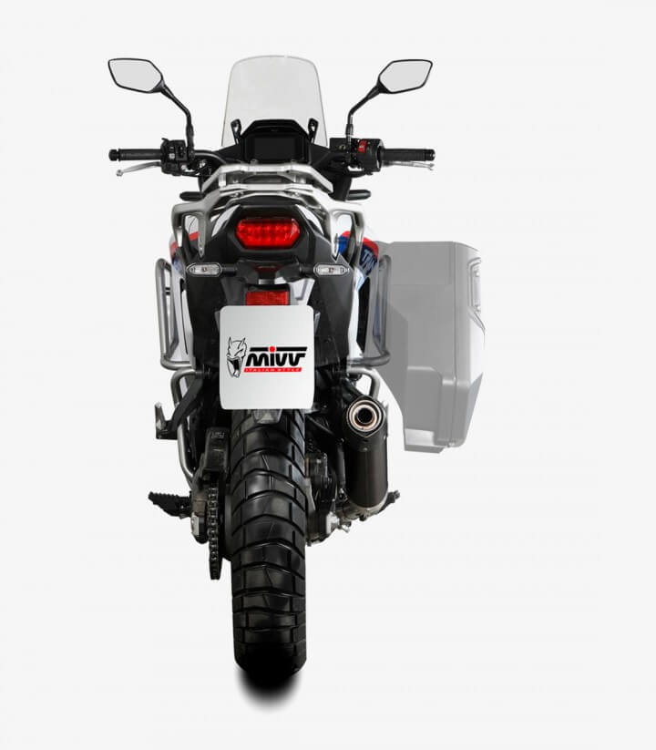Auspuff MIVV Oval Schwarz für Honda XL 750 Transalp (23-26) H.086.LZC