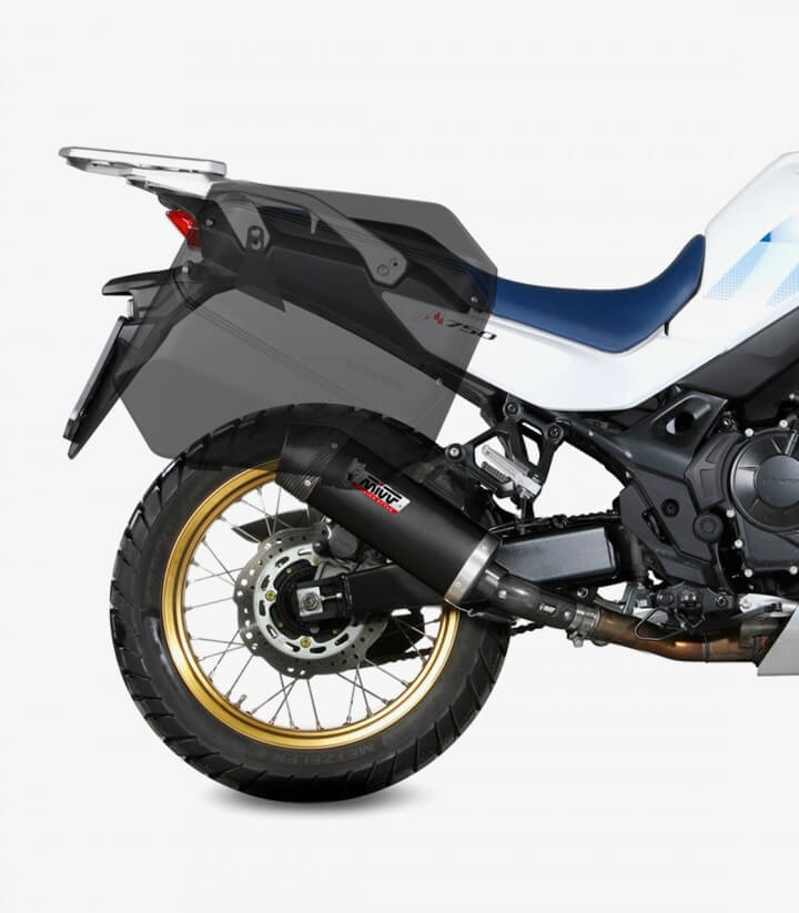 Auspuff MIVV Oval Schwarz für Honda XL 750 Transalp (23-26) H.086.LZC