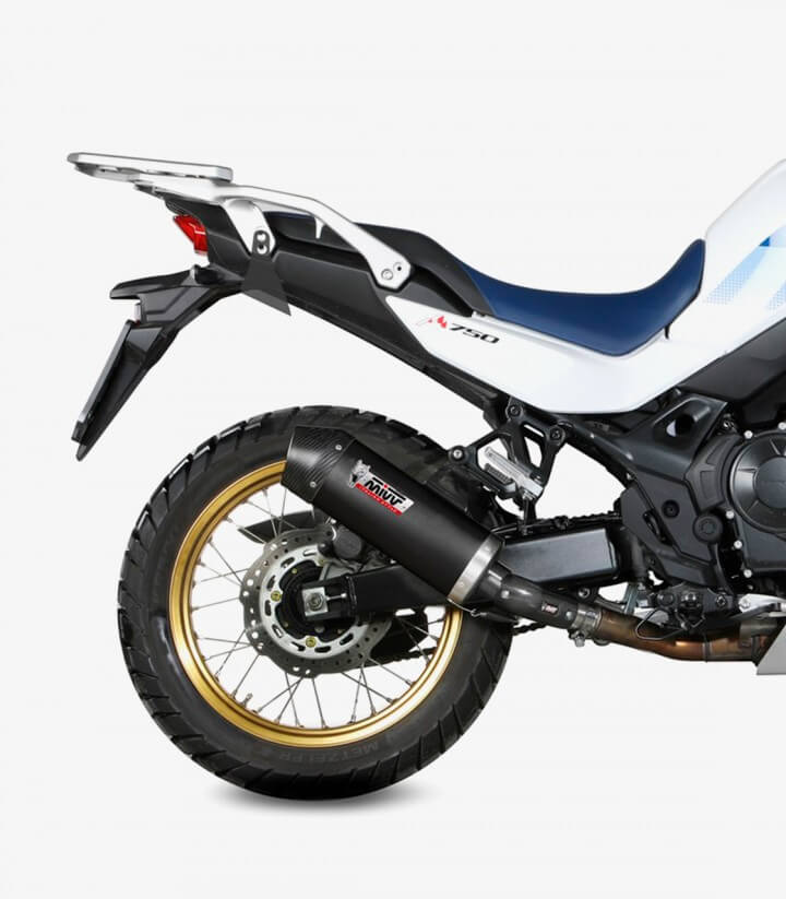 Auspuff MIVV Oval Schwarz für Honda XL 750 Transalp (23-26) H.086.LZC