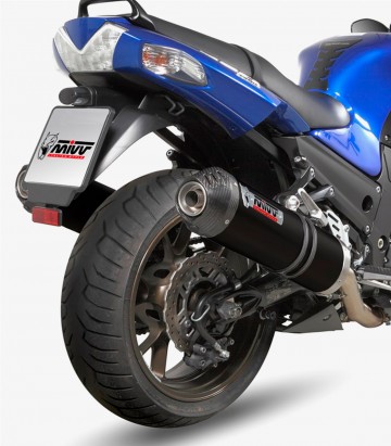 Auspuff MIVV Oval Schwarz für Kawasaki ZZ-R 1400 (06-07) K.023.LVC