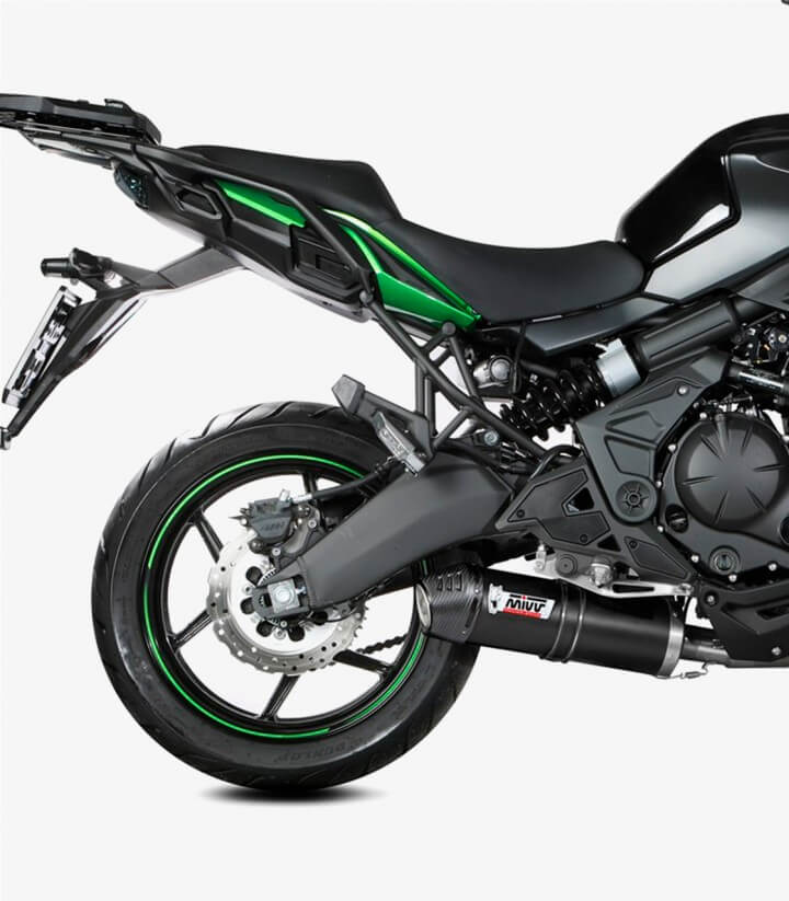 Auspuff MIVV Oval Schwarz für Kawasaki Versys  650 (24-26) K.059.LZC